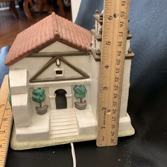 Mervyns California Mission San Buenaventura 1998 Vintage Lighted Christmas - Picture 13 of 13